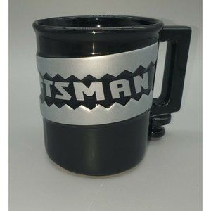 CRAFTSMAN Coffee CUP/ Mug Black / Grey Large Ceramic